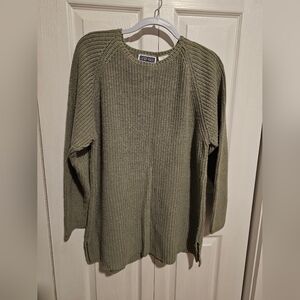 Brown Cable Knit Sweater